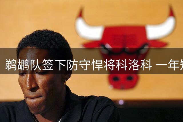 鹈鹕队签下防守悍将科洛科 一年短约补强内线深度